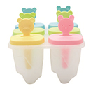 可愛動物六格冰棒模具組